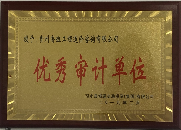 縣級優(yōu)秀審計單位